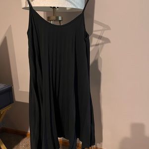 See You Monday black spaghetti strap dress